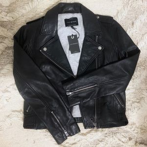 Lucky Brand leather biker jacket